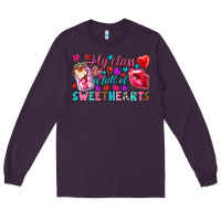 Plum my class is full of sweethearts Long Sleeve Tee - NancyCooperArtShop