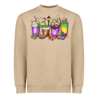 Mushroom mardi gras coffee cups Heavyweight Sweatshirt - MaliasSmallBusiness