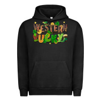 Pigment Black western lucky St. Patricks Day Urban Hoodie - FaDigitalArtStudio