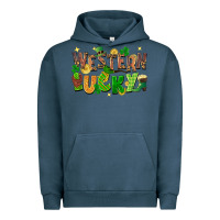 Pigment Midnight Navy western lucky St. Patricks Day Urban Hoodie - FaDigitalArtStudio