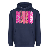 Navy Cancer brushstroke Cancer Awareness Heavyweight Hoodie - HowdyJamesFarm