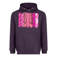 Plum Cancer brushstroke Cancer Awareness Heavyweight Hoodie - HowdyJamesFarm