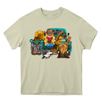 Western Truck With Gnomes Heavy Core Tee | Teevron