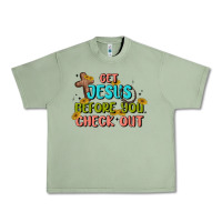 Oil Green get jesus before you check out Urban Heavy Tee - MaliasSmallBusiness