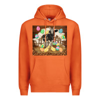Carrot cow and chick easter Premium Hoodie - TumblerDesignByShophia