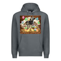 Rock cow and chick easter Premium Hoodie - TumblerDesignByShophia