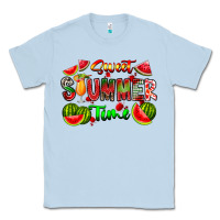 Dusty Blue summer time Classic Tee - CowhideDigitalArt