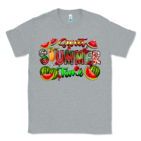 Heather Grey summer time Classic Tee - CowhideDigitalArt