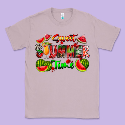 Summer Time Classic Tee Designed By Cowhidedigitalart