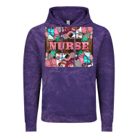 Cloud Purple Nurse Vintage Hoodie - LillyAllenDesigns