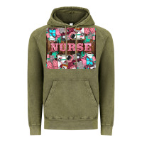 Vintage Olive Nurse Vintage Hoodie - LillyAllenDesigns