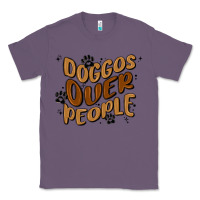 Lavender doggos over people Classic Tee - MaliasSmallBusiness