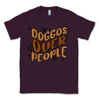Plum doggos over people Classic Tee - MaliasSmallBusiness
