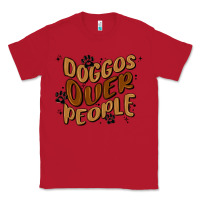 Red doggos over people Classic Tee - MaliasSmallBusiness