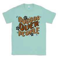 Seafoam doggos over people Classic Tee - MaliasSmallBusiness
