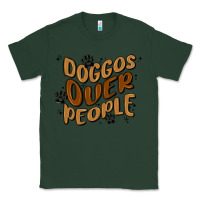 Sports Green doggos over people Classic Tee - MaliasSmallBusiness