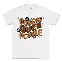 White doggos over people Classic Tee - MaliasSmallBusiness