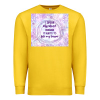 Lemon it hurts to bite my tongue Premium Sweatshirt - TumblerDesignByShophia