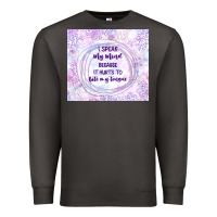 Smoke it hurts to bite my tongue Premium Sweatshirt - TumblerDesignByShophia