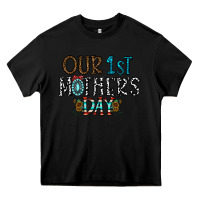 Black our 1 st mother's day Heavy Core Tee - CowhideDigitalArt