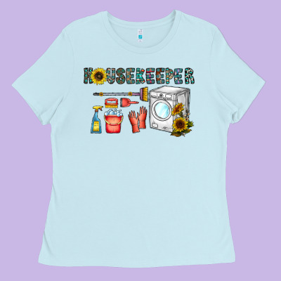Housekeeper Ladies Tee Designed By Cowhidedigitalart