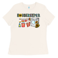 Bone housekeeper Ladies Tee - CowhideDigitalArt
