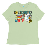 Matcha housekeeper Ladies Tee - CowhideDigitalArt