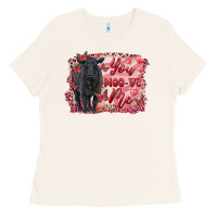 Bone you moo ve  me black angus Ladies Tee - RanaPortraitStore