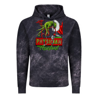 Cloud Black christmas character hand physician assistant Vintage Hoodie - NancyCooperArtShop