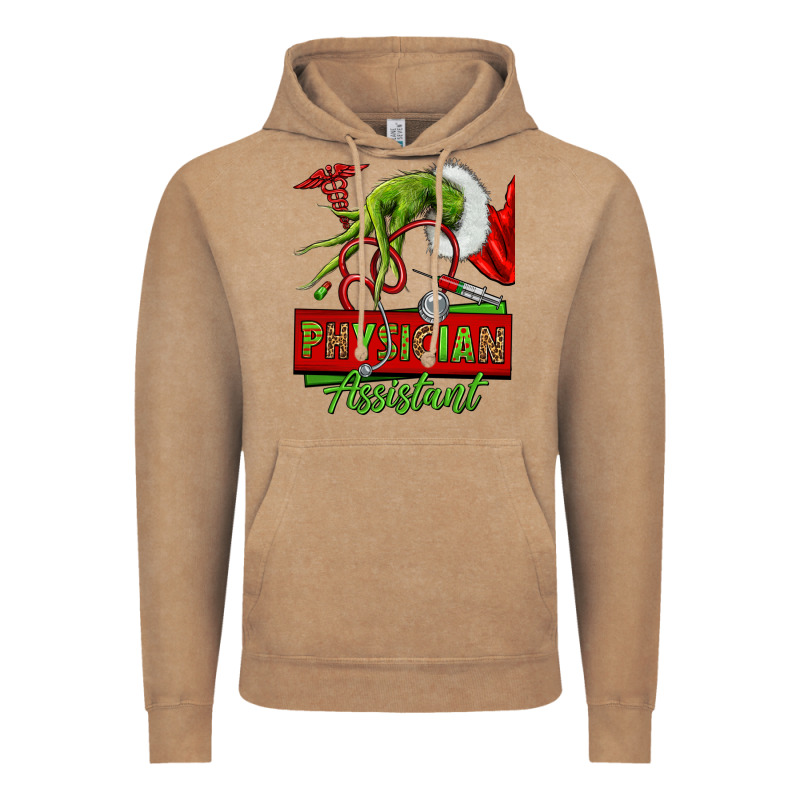 Christmas Character Hand Physician Assistant Vintage Hoodie by NancyCooperArtShop | Teevron