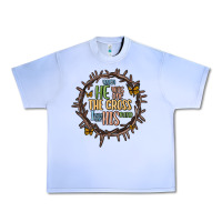 Grape Ice when he was one the cross i was one his mind Urban Heavy Tee - MaliasSmallBusiness