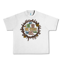 Lunar Rock when he was one the cross i was one his mind Urban Heavy Tee - MaliasSmallBusiness