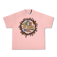 Salmon when he was one the cross i was one his mind Urban Heavy Tee - MaliasSmallBusiness
