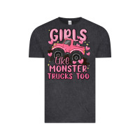 Vintage Black girls like monster trucks too Vintage Tee - MaliasSmallBusiness