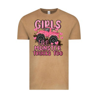 Vintage Camel girls like monster trucks too Vintage Tee - MaliasSmallBusiness