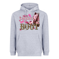 Give Cancer The Boot Cancer Awareness Heavyweight Hoodie | Teevron