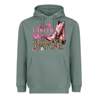 Sage Give Cancer the boot Cancer Awareness Heavyweight Hoodie - HowdyJamesFarm