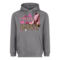 Storm Give Cancer the boot Cancer Awareness Heavyweight Hoodie - HowdyJamesFarm