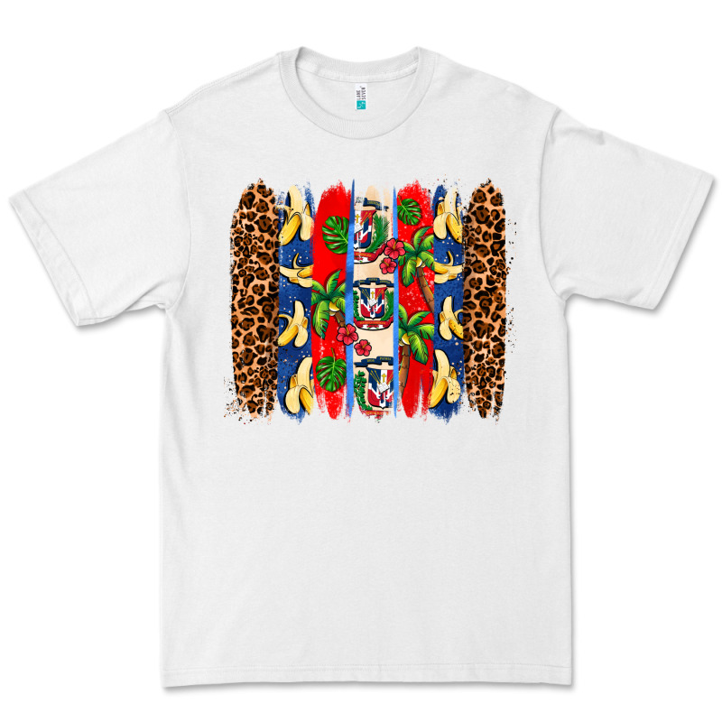 Dominican Republic Brushstrokes Premium Tee by AdoDesignShop | Teevron