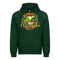 Forest Green Mamacita needs a margarita Mother's Day Urban Hoodie - FaDigitalArtStudio