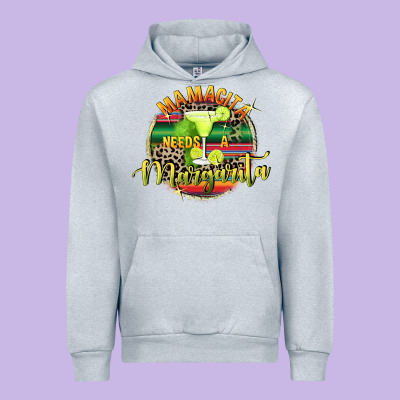 Mamacita Needs A Margarita Mother's Day Urban Hoodie Designed By Fadigitalartstudio