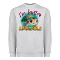 Heather Grey i'm turtley adorable Heavyweight Sweatshirt - NancyCooperArtShop