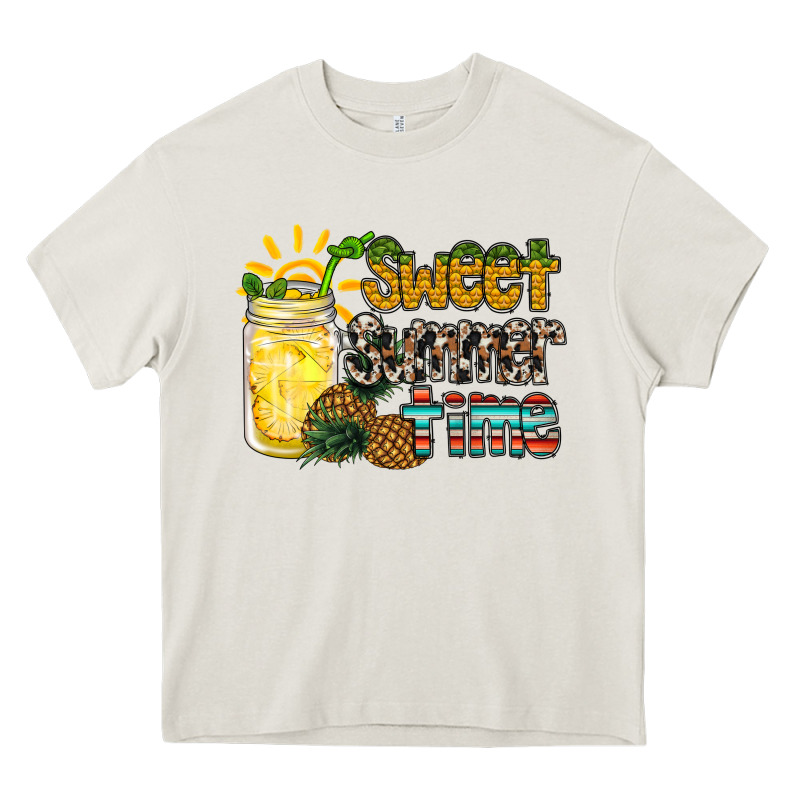 Sweet Summer Time Pineapple Heavy Core Tee by RacoonDesign | Teevron