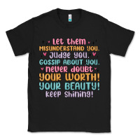 Black let them Classic Tee - MaliasSmallBusiness