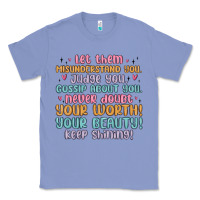 Colony Blue let them Classic Tee - MaliasSmallBusiness