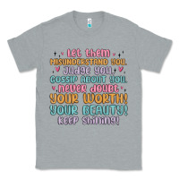 Heather Grey let them Classic Tee - MaliasSmallBusiness