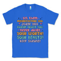 True Royal let them Classic Tee - MaliasSmallBusiness