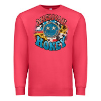 Cardinal American honey smiley Premium Sweatshirt - HowdyJamesFarm