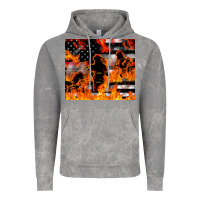 Cloud Rock firefighter thin red lin Vintage Hoodie - LillyAllenDesigns