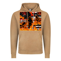Vintage Camel firefighter thin red lin Vintage Hoodie - LillyAllenDesigns